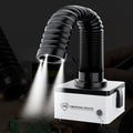 FlipStylez Luxe Matte Black Laser-Engraved Odor Purifier | Portable Mini Air Filter & Desktop Smoke Eliminator
