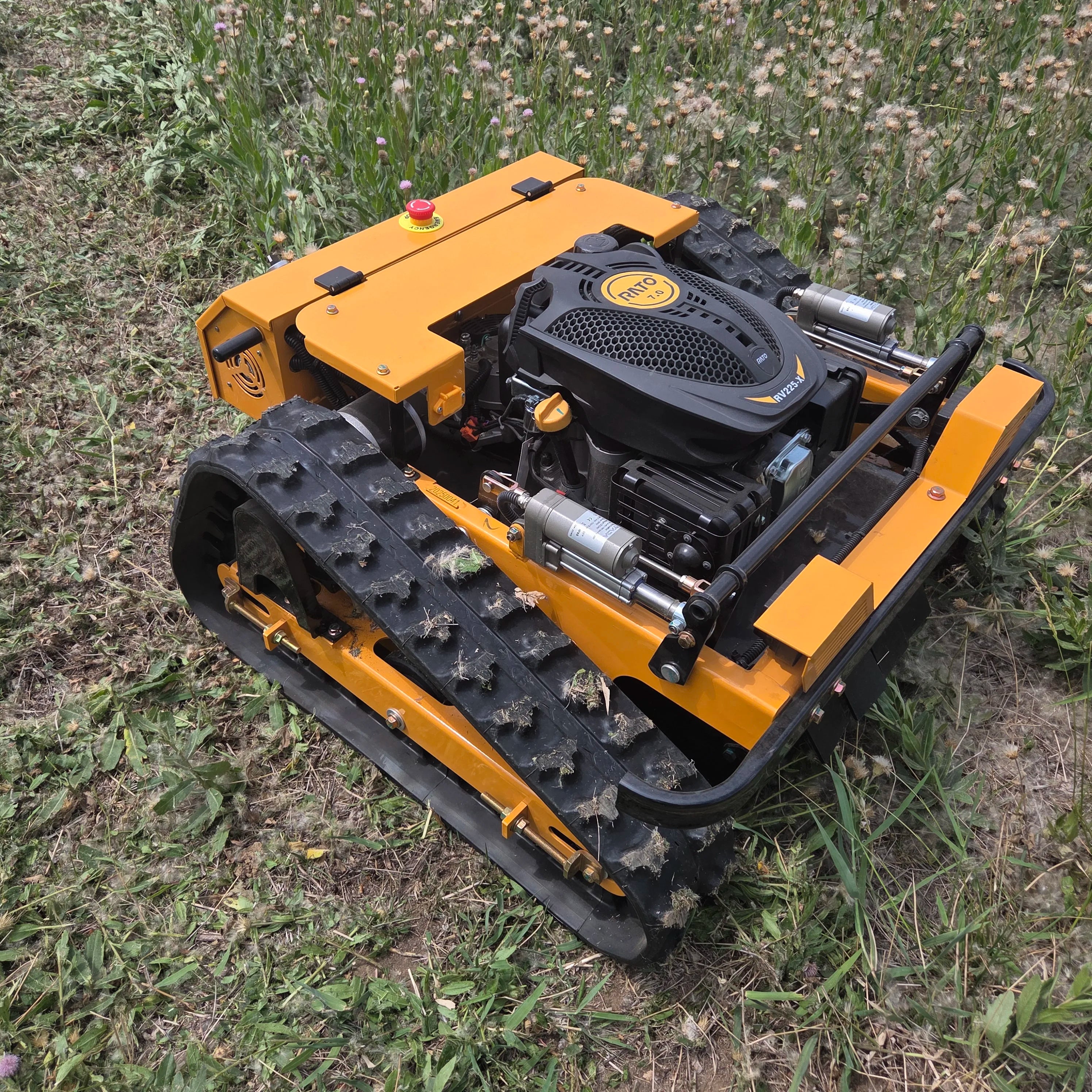 Powerful Remote-Controlled Lawn Mower – Fully Automatic Climbing, Ideal for Efficient Weeding in Gardens & Orchards at Home