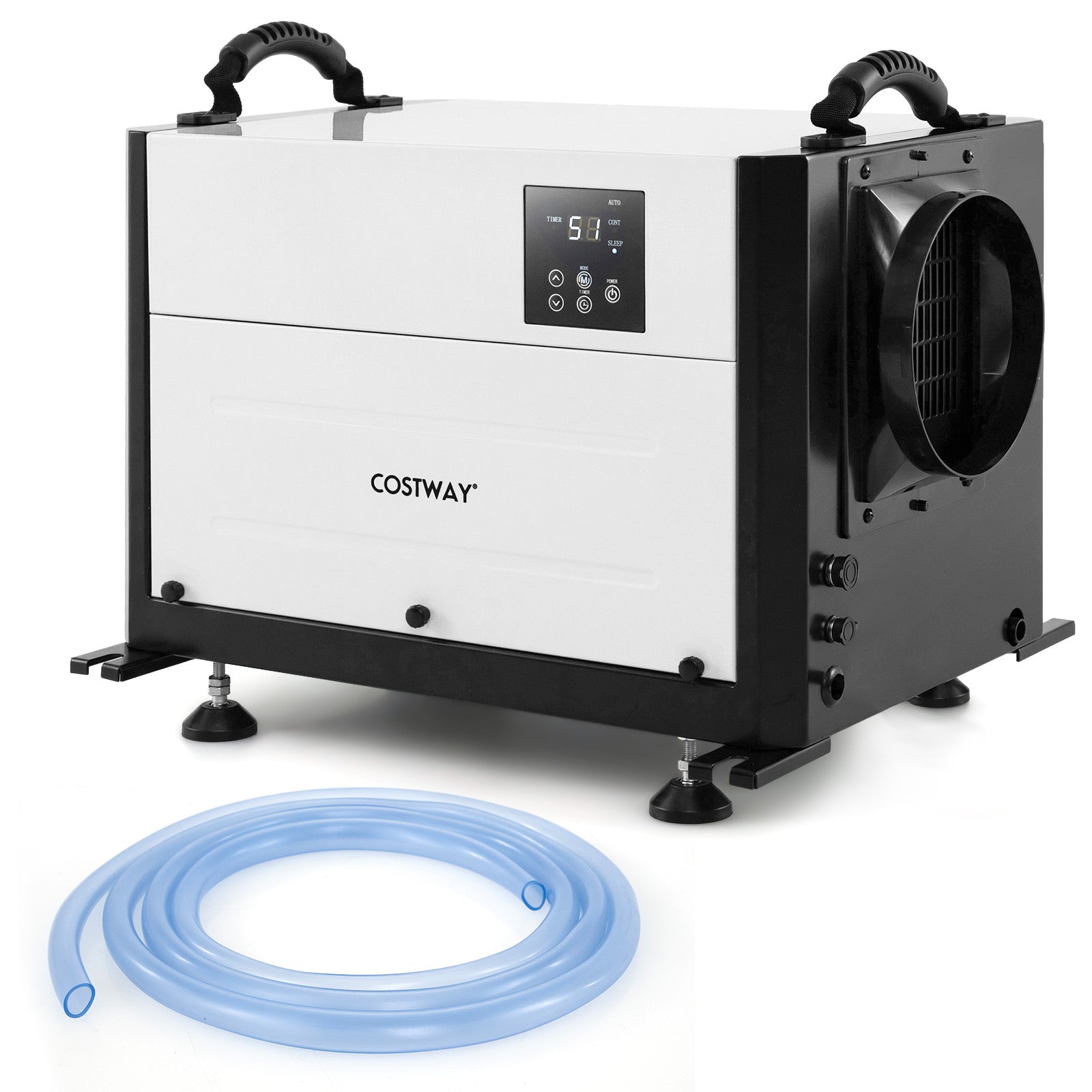 124 Pint Crawl Space Dehumidifier with 3 Modes and 24H Timer