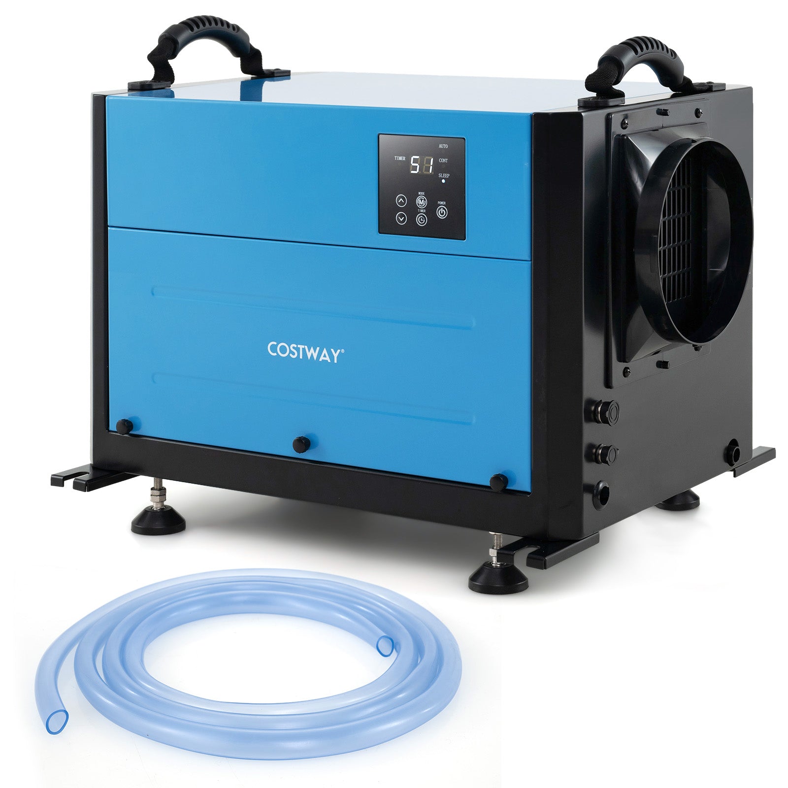 124 Pint Crawl Space Dehumidifier with 3 Modes and 24H Timer