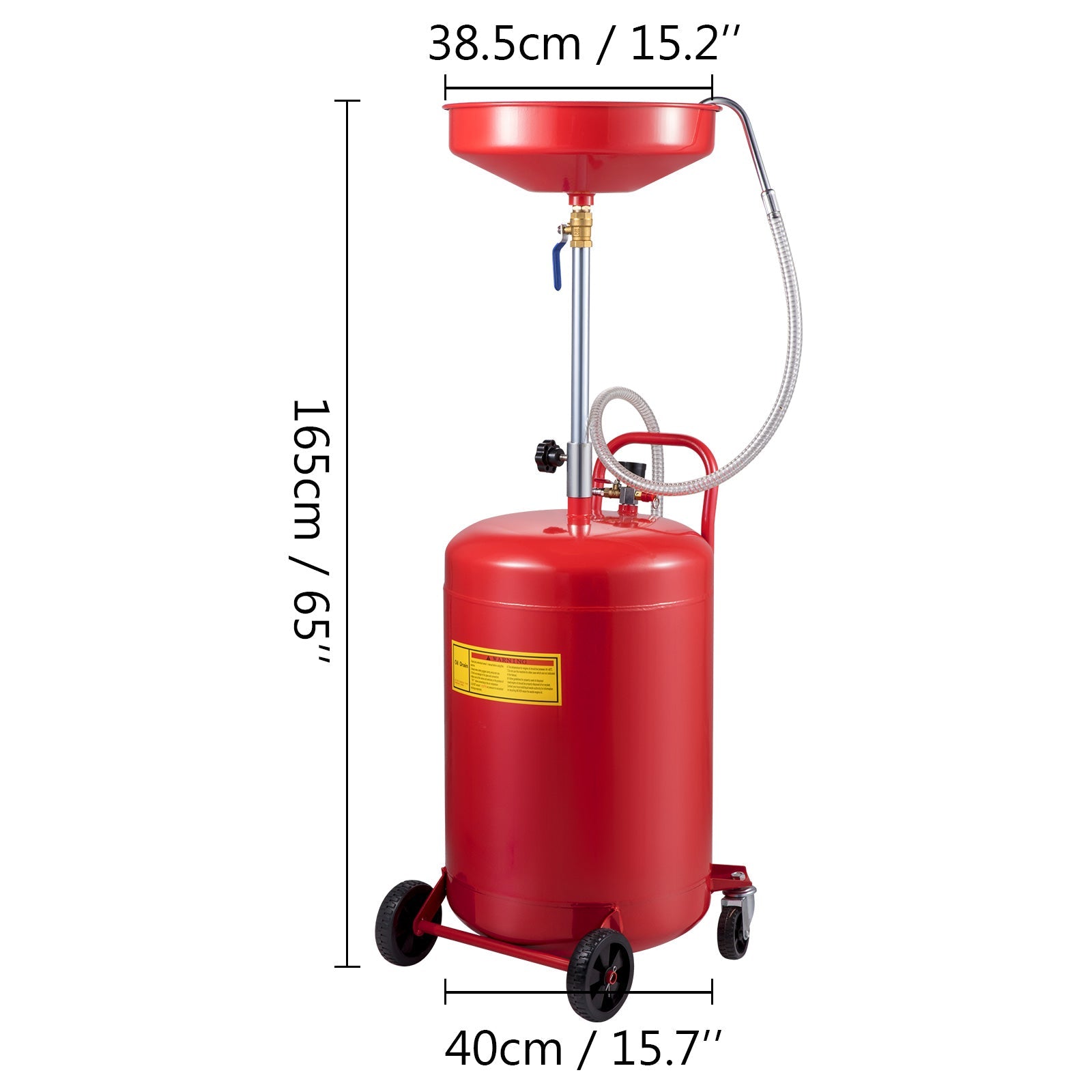 20 Gallon Portable Waste Oil Drain Tank