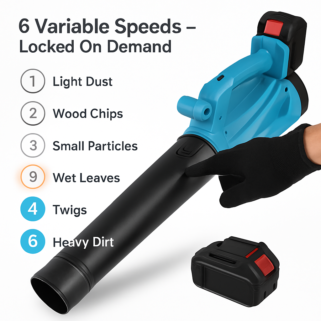 Cordless Leaf Blower for Yard and Patio Use