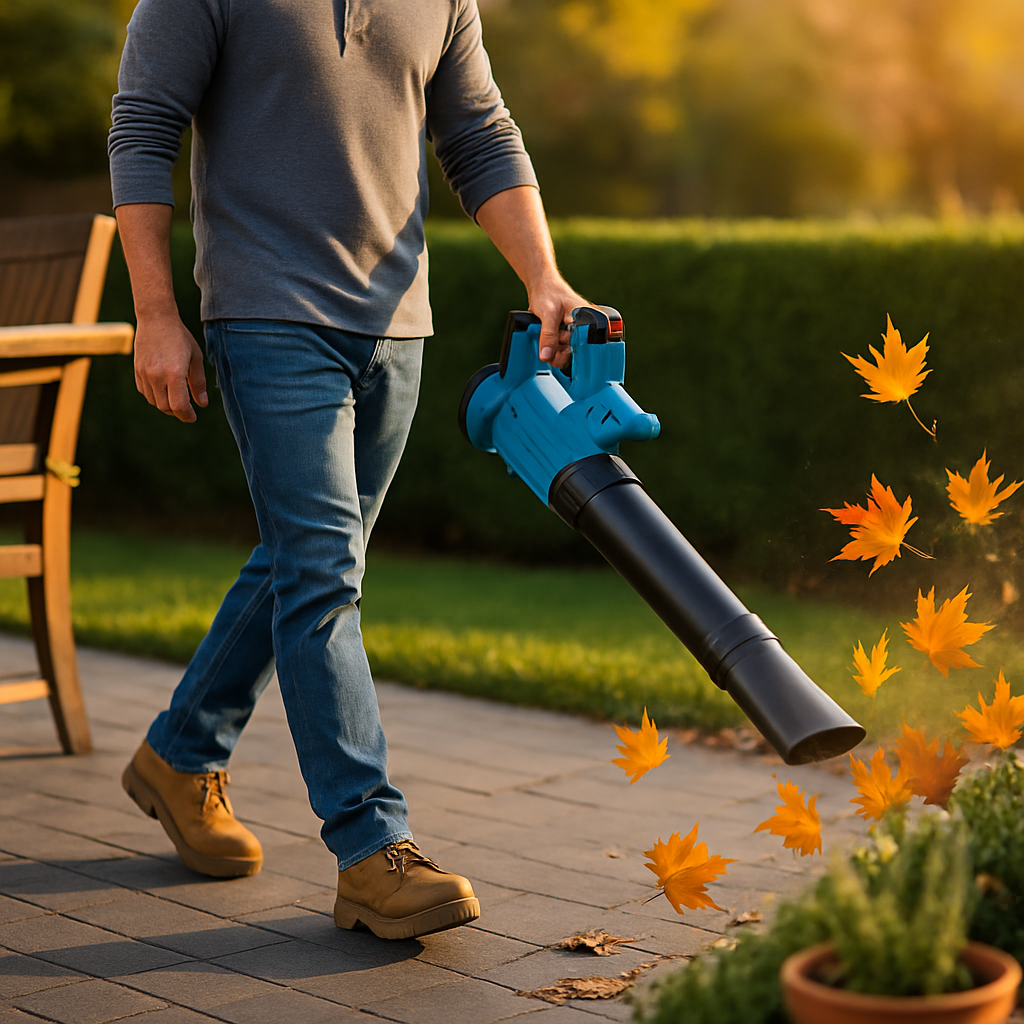 Cordless Leaf Blower for Yard and Patio Use