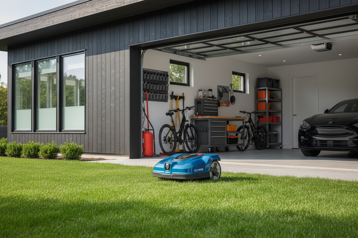 Slideshow Image 1 - Robot Lawn Mower Lifestyle